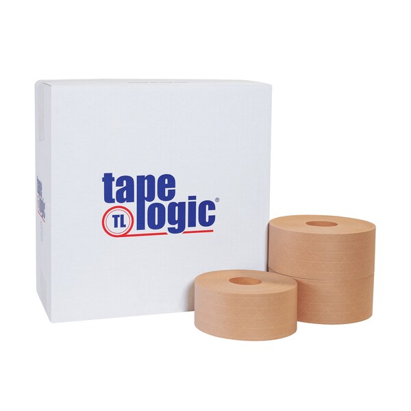 Tape Logic Tape Logic 6800 Water Activated Tape, 70mm x 375FT, Kraft, PK 8 T9066800 - main